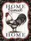 Home Sweet Home Rooster By Elizabeth Tyndall - Beige