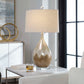 Flavian - Glazed Ceramic Lamp - Light Brown