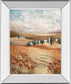 Hilltown Lanscanadian Art Prints Inc. E Il By Rosie Abrahams - Mirror Framed Print Wall Art - Beige