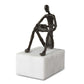 Sit Back Relax And Read - Iron Sculpture
