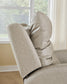 Motion-Max - Swivel Glider Power Recliner - Stonewash