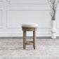 Millstone - Upholstered Console Swivel Stool - Nutmeg