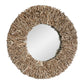 Rossetti - Round Interwoven Wood Mirror - Woodtone