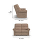 Bernard - Loveseat With Nailhead Trim