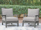 Cove Beach - Lounge Chair With Cushion (Set of 2) - Gray