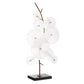 Glass - Garden Table Sculpture - Gold / White