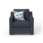 Milo - Fabric Chair With Nailhead Trim