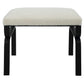 Diverge - White Shearling Small Bench