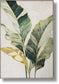 Verdant Gilded Leaves - 33" x 48" Framed Wall Art - Green