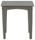 Visola - Square End Table - Gray