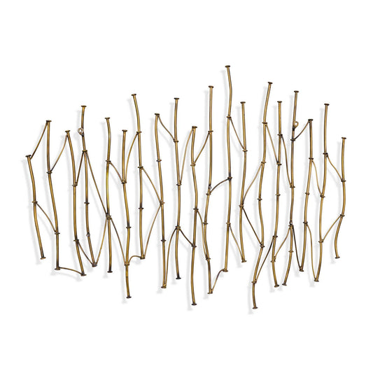 Nature's Rhythm - Metal Wall Decor - Gold