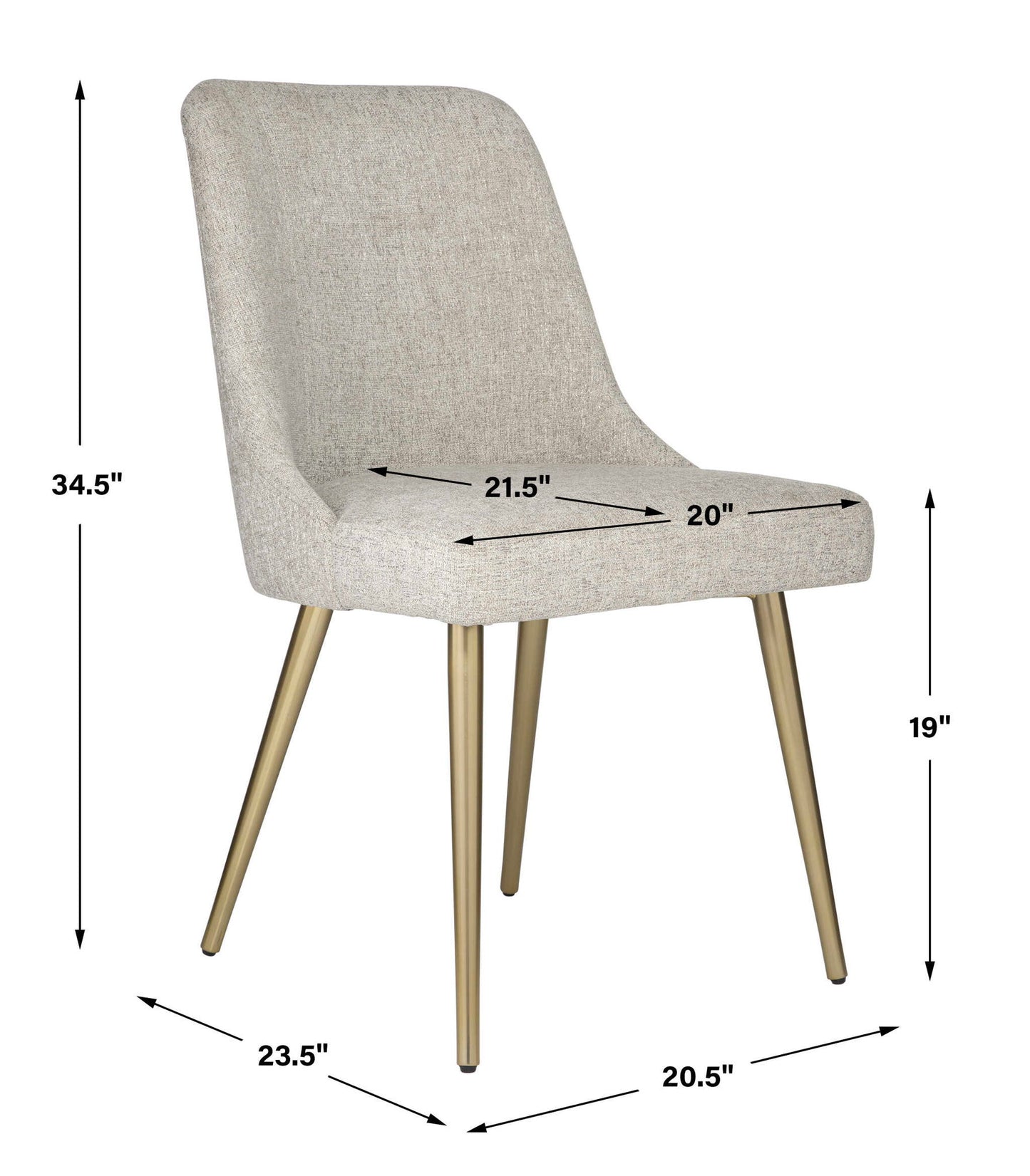 Bramwell - Gray Dining Chair