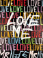 Love Me (Framed) - Black