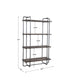 Stilo - Urban Industrial Etagere - Dark Brown