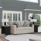 Jasper - Fabric Stationary Loveseat