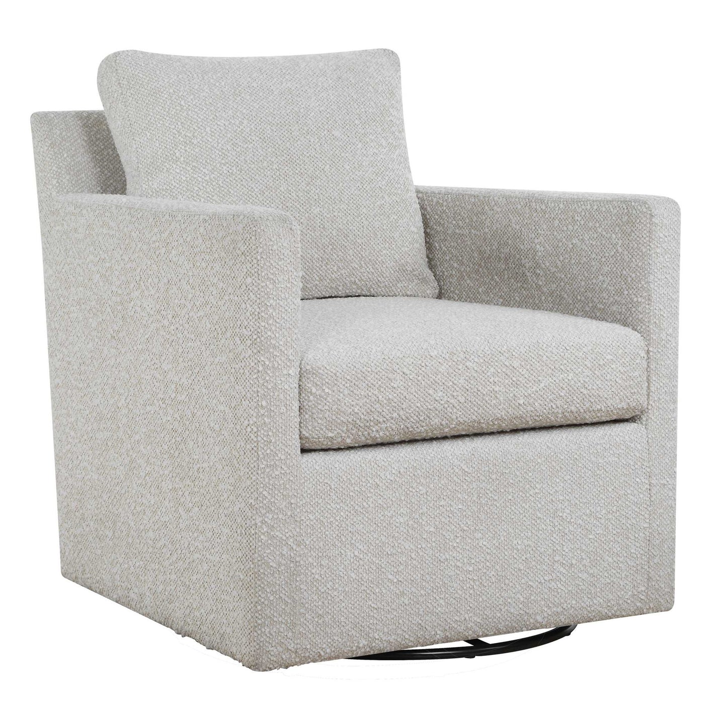 Tisdell - Swivel/Glider Chair - Cream