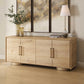 Evanston - 4 Door Natural Oak Cabinet - Woodtone