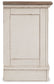 Realyn - Three Drawer Night Stand - White / Brown / Beige