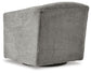 Bramner - Swivel Accent Chair - Charcoal