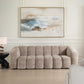 Modella - Upholstered Chenille Sofa - Brown