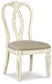 Realyn - Dining UPH Side Chair (Set of 2) - Ribbonback - Chipped White
