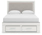 Zuraleus - Upholstered Panel Platform Storage Bedroom Set