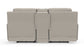 Micah - Power Headrest Power Deep Seat Reclining Console Loveseat - Oatmeal