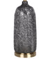 Midnight Weave Art Glass & Metal Table Lamp (Set of 2) - Midnight Weave Art Glass