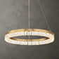 Segovia - Round Crystal LED Chandelier - Gold