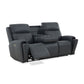Warren - Power Reclining Sofa With Console, Power Headrest & Lumbar