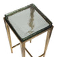 Preston - Square Accent Table - Brass,Gold
