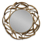 Cutting Edge - Bronze Round Mirror