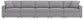 Modmax - Sectional - Granite