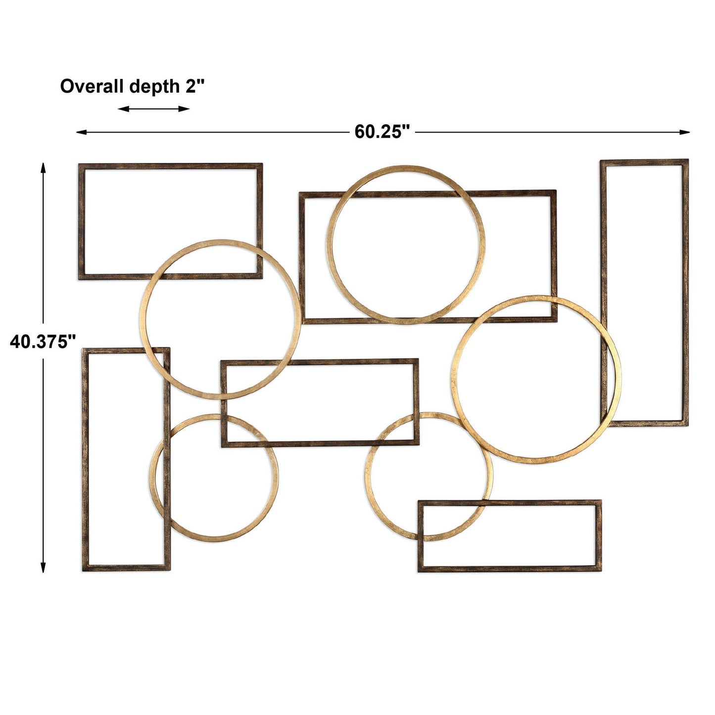 Elias - Wall Art - Bronze And Gold