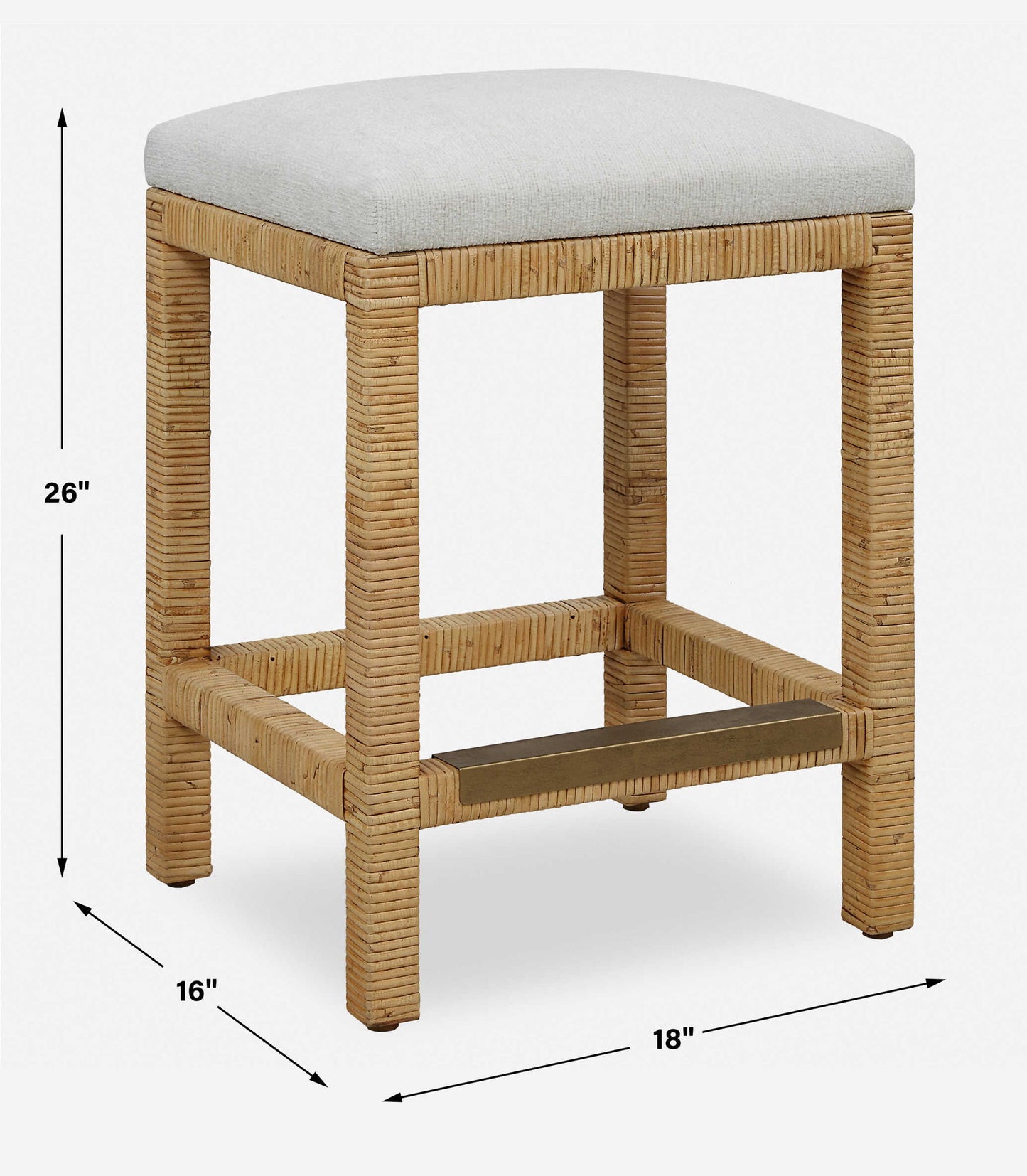 Muriel - Rattan Counter Stool