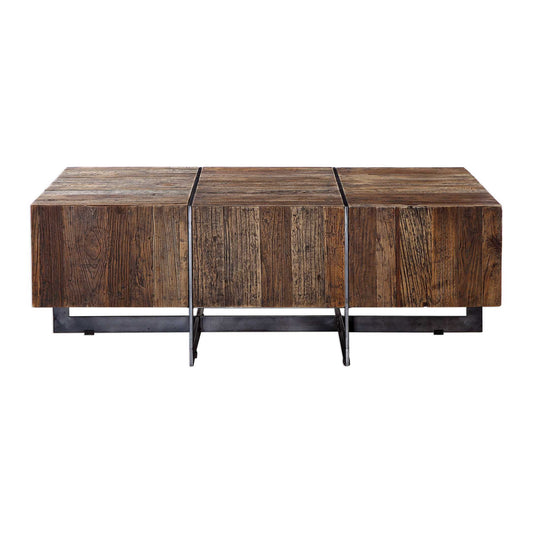 Connell - Coffee Table - Black / Woodtone