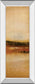 Tall Colour Il By Hunter - Mirror Framed Print Wall Art - Beige