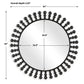 Aziel - Round Mirror - Black