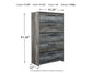 Baystorm - Five Drawer Chest - Gray