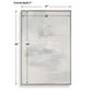 One And Only - Hand Painted Abstract Art - Blue / Brown / Gray / White