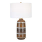 Roan - Artisian Table Lamp - Dark Brown