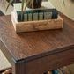 Sylvie - Rectangular Coffee Table - Dark Brown