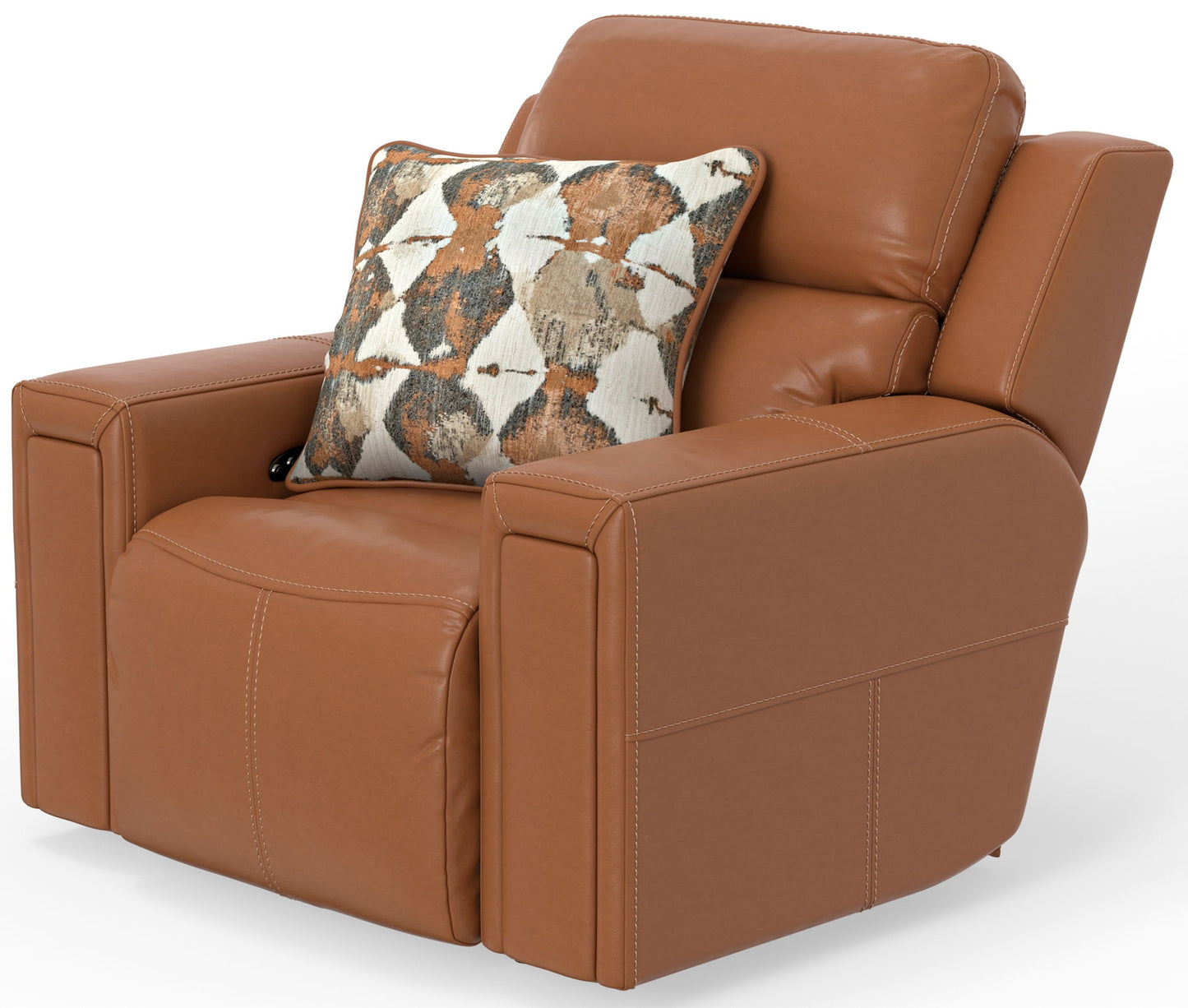 Arezzo - Power Headrest Power Lay Flat Recliner With Zero Gravity/Extended Ottoman