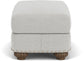 Patterson - Fabric Ottoman, Nailhead Trim