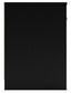 Finch - One Drawer Night Stand - 23" Height - Black
