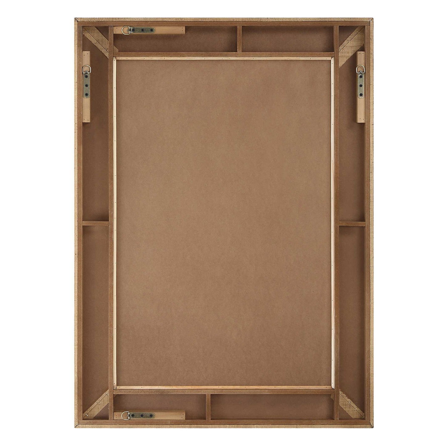 Bungalow - Grass Cloth Mirror - Light Brown