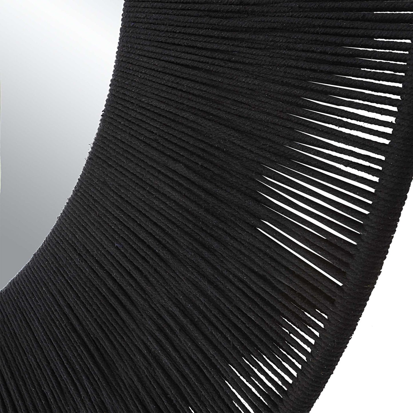 Sailor's Knot - Round Mirror - Black