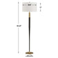 Stowe - Floor Lamp - Satin Black
