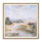 River Afternoon - Landscape Print - Light Brown