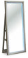 Evesen - Floor Standing Mirror With Storage - Champagne
